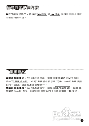 旺德电通PRC-C08 手提CD音响说明书