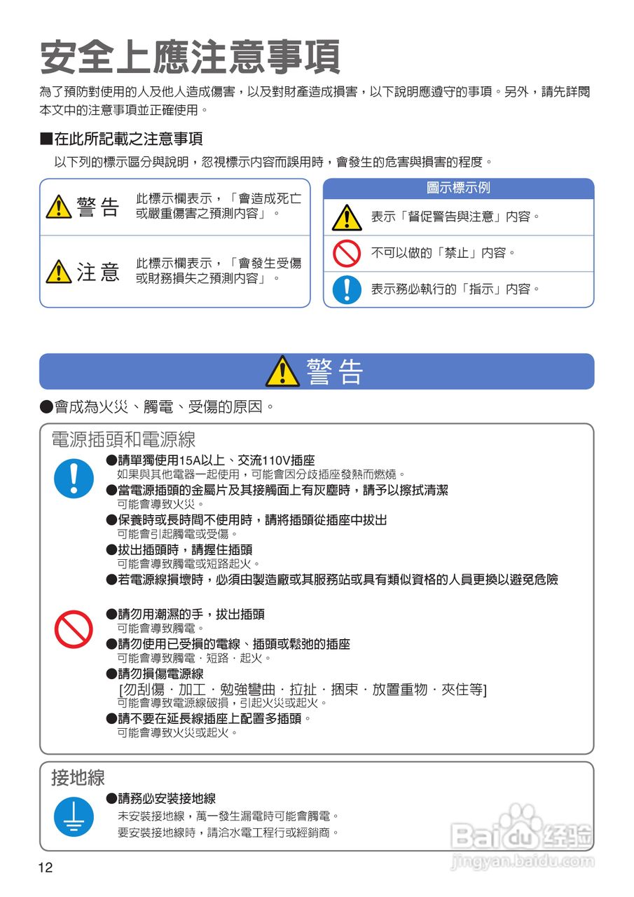 日立SF-BW12LV洗衣机使用说明书:[2]