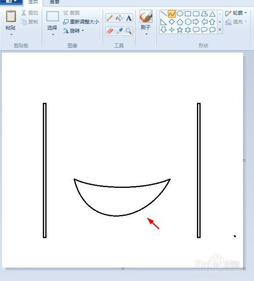 手工/爱好 > 书画/音乐1 第一步:我们需要先画出两个固定物,如下图