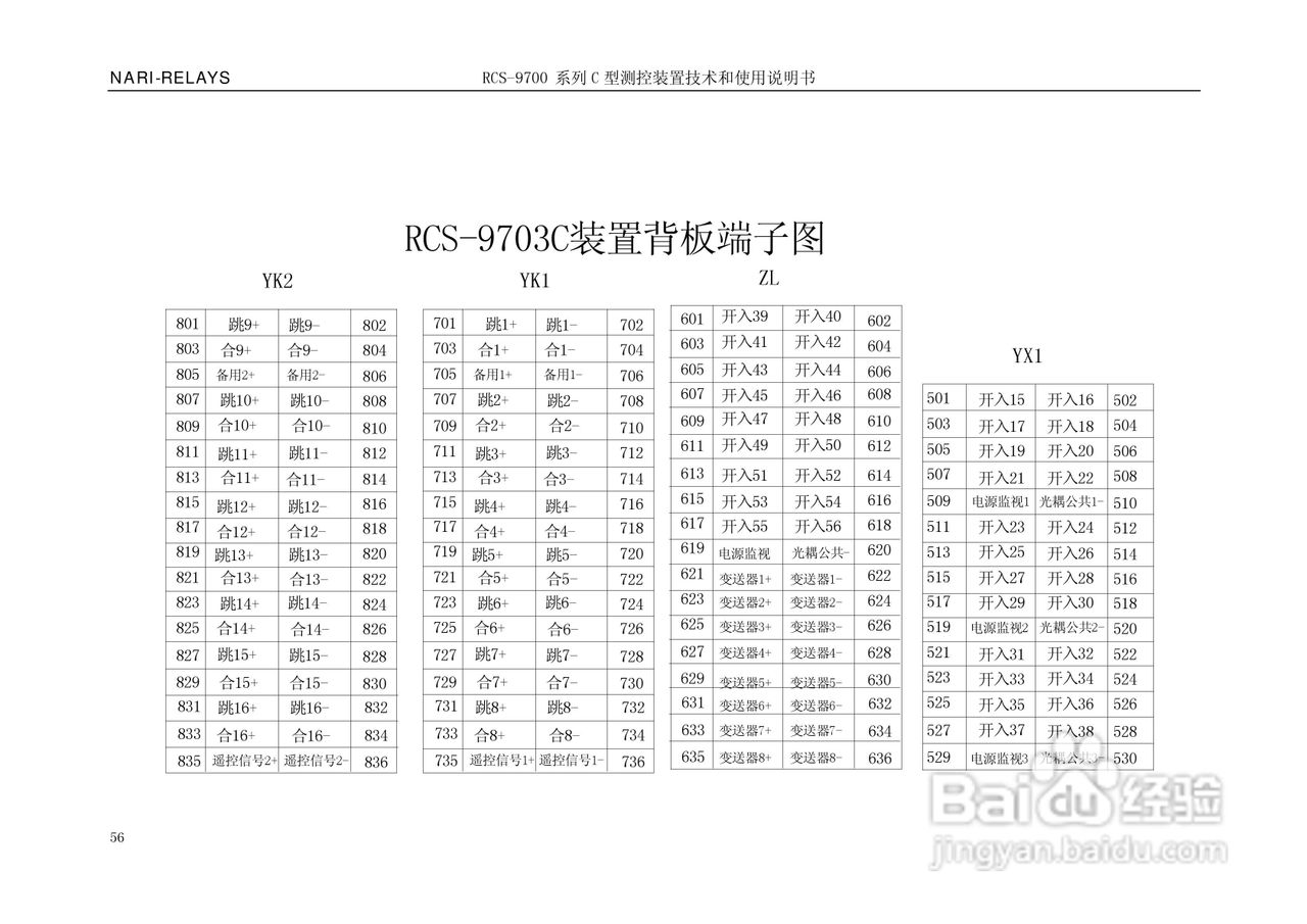 RCS-9709C测控装置技术和使用说明书:[7]