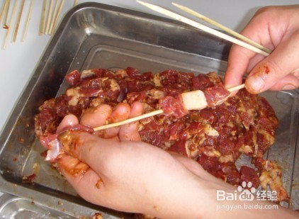 羊肉串的腌制和做法