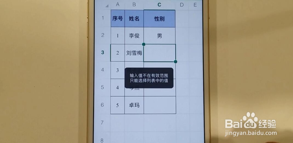 如何在苹果手机WPS的下拉列表中输入其他内容