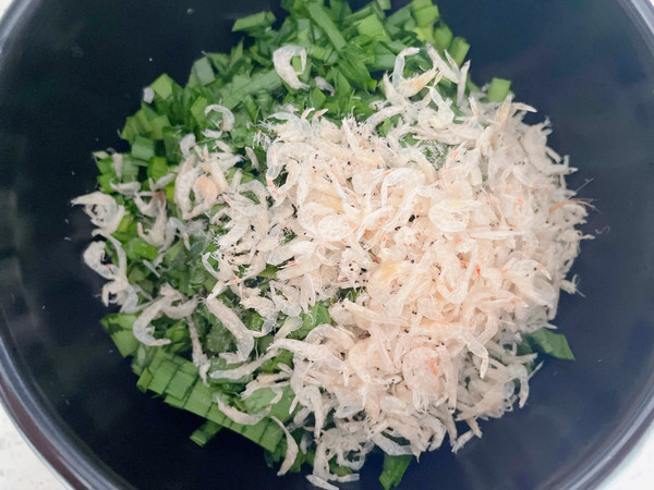 十分钟分钟超快手早餐韭菜鸡蛋饼