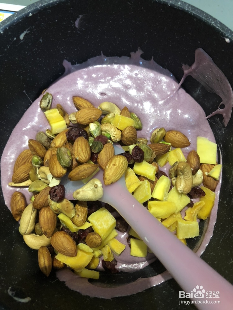 减肥美食紫薯雪花酥