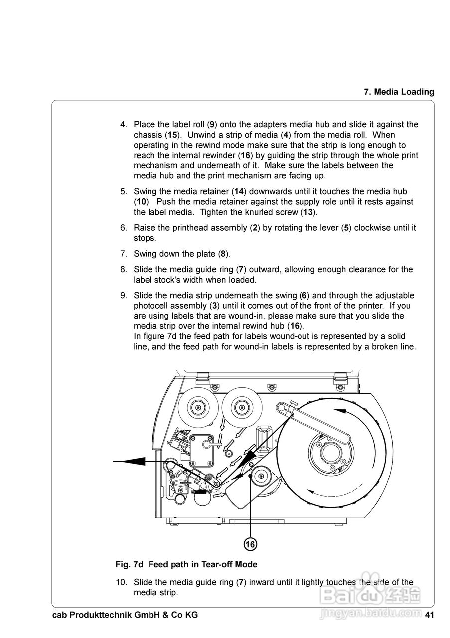 cab A8300打印机使用说明书:[5]