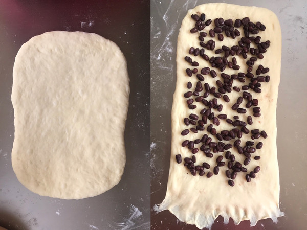 蛋糕和面包的双重结合 蜜豆黑钻吐司