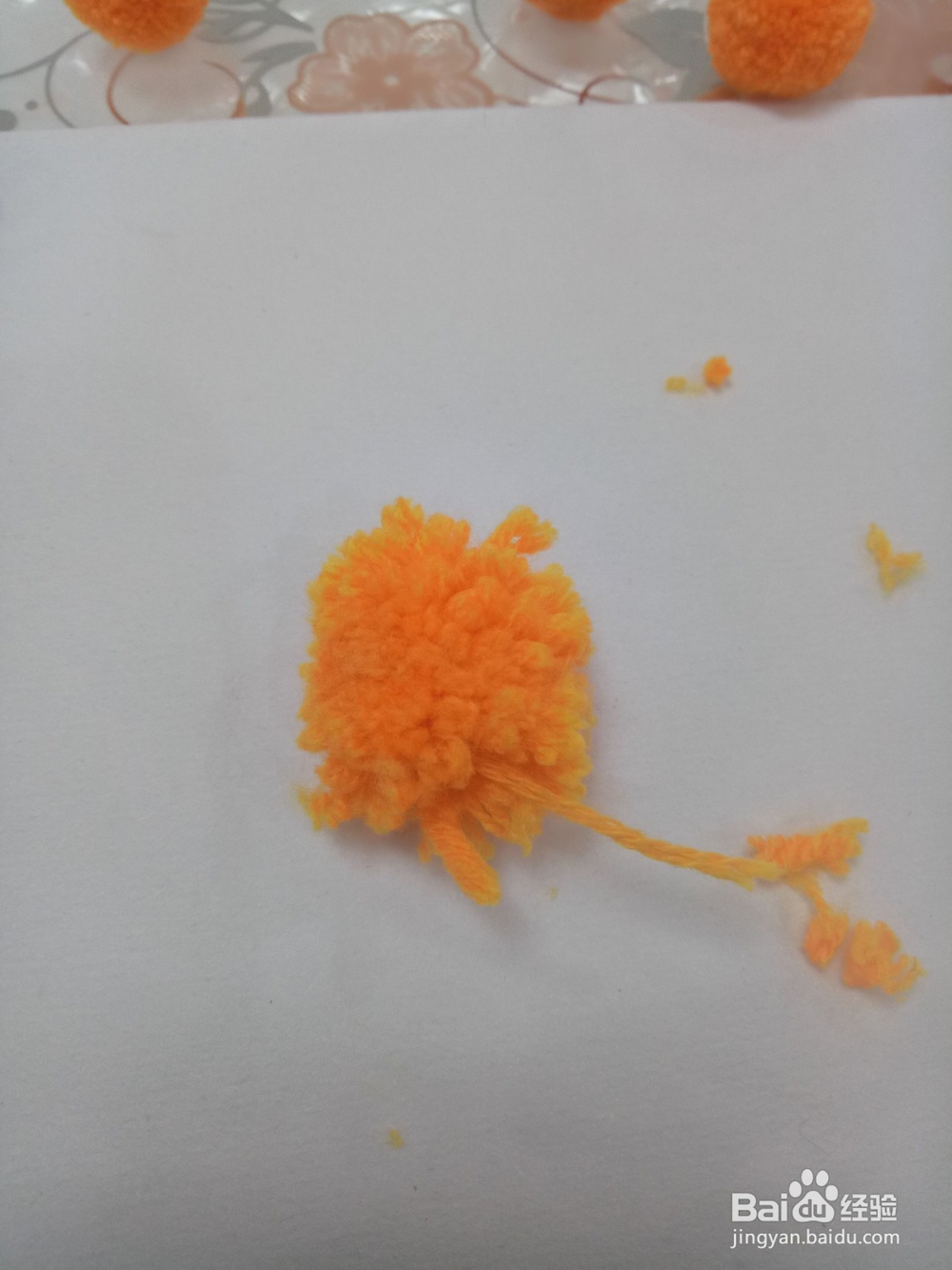 用不锈钢叉子做毛线球