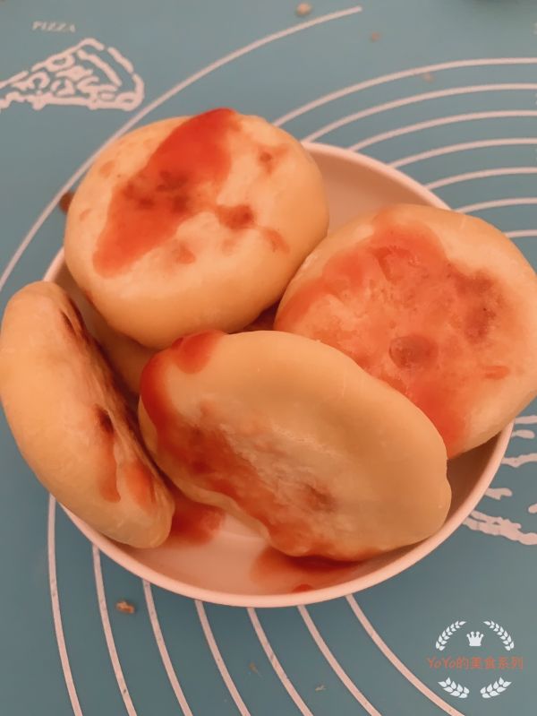 肉松虾米鸡蛋饼