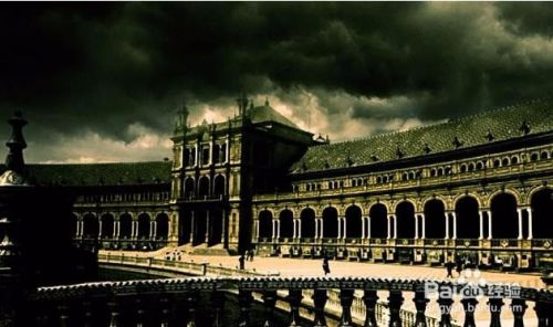 ps教程:制作暴风雨来临时的效果