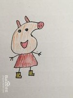 小猪佩奇简笔画