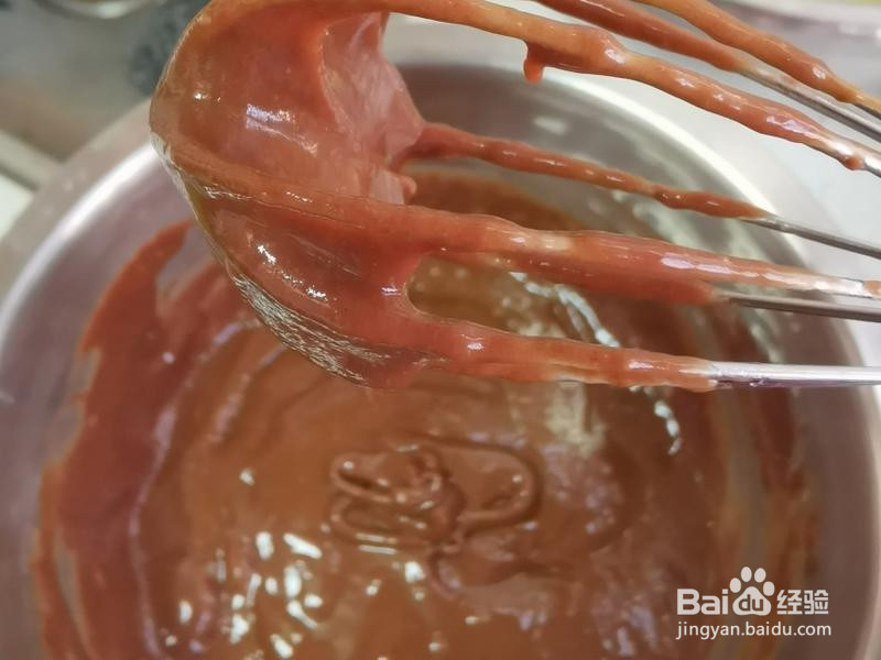 巧克力古早蛋糕的做法