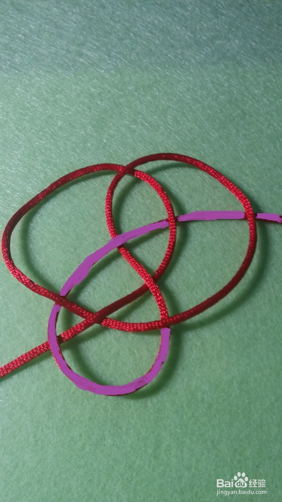 如何纺织钮扣结及双线钮扣结