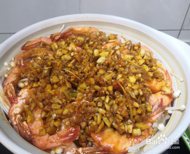 大虾冬瓜金针菇煲的做法