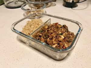 香菇牛肉健身餐