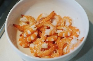 酸酸辣辣的黄瓜柠檬虾