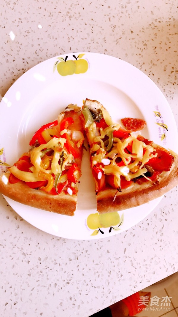 火腿肠披萨的做法