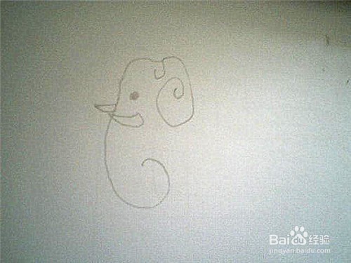 简笔画 大象的画法