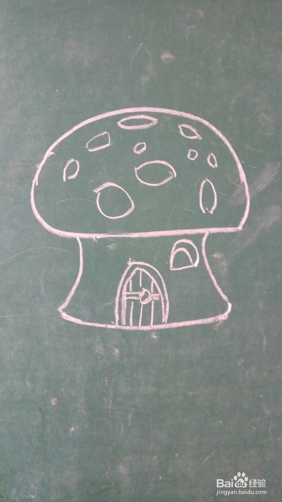 儿童简笔画小蘑菇的简单画法