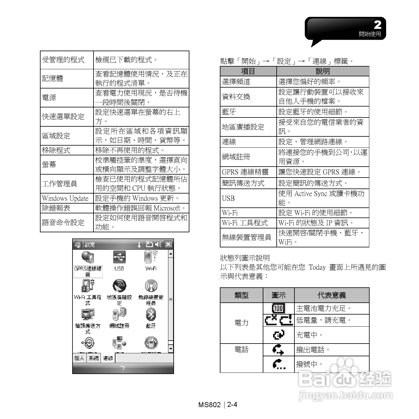 技嘉MS802手机使用说明书:[2]