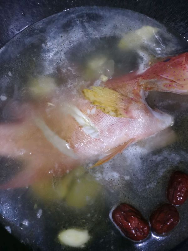 开水青菜东星斑