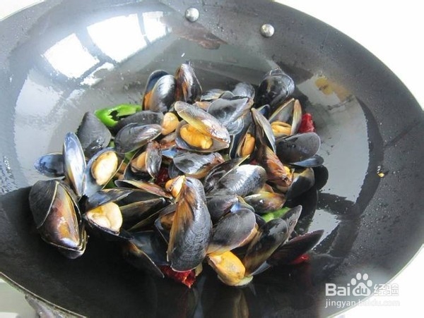 辣炒海虹的做法