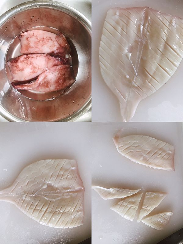 #营养小食光#家常菜【蒜苔炒鱿鱼】