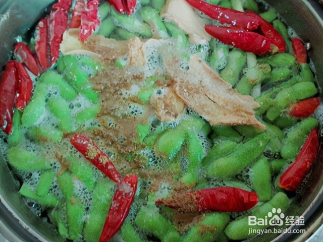五香毛豆怎么煮？