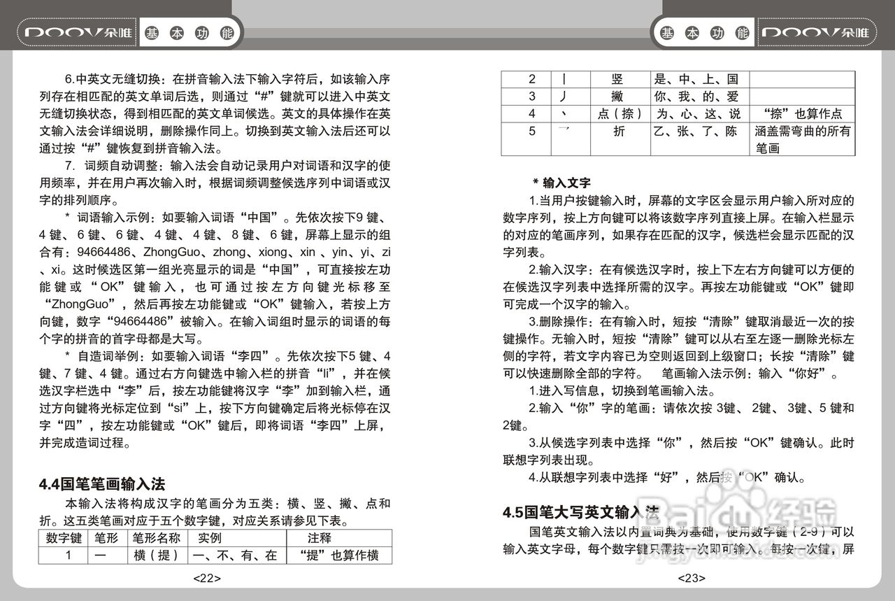 DOOV朵唯S668型手机说明书:[2]