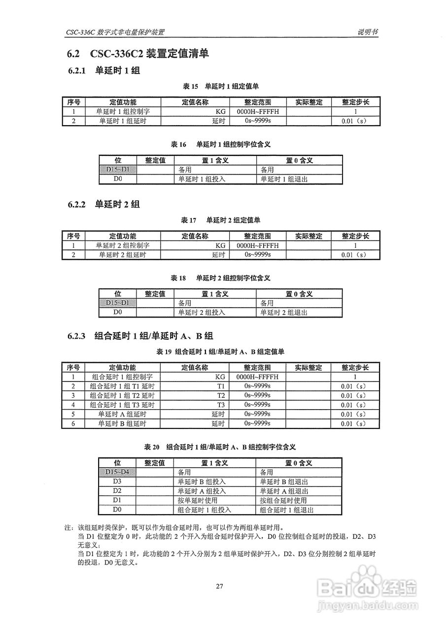 四方CSC-336C数字式非电量保护装置说明书:[4]