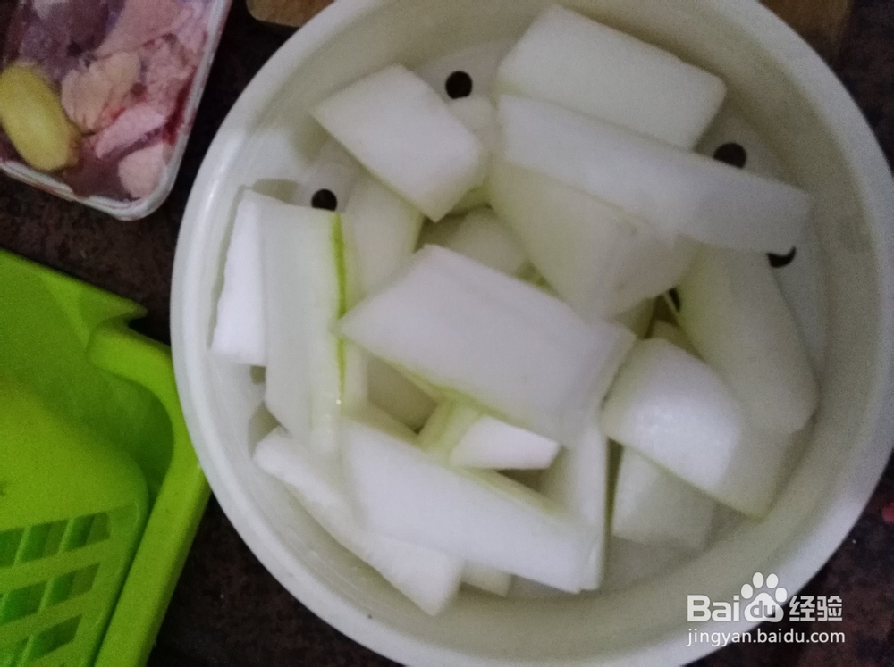 家常菜冬瓜焖鸭