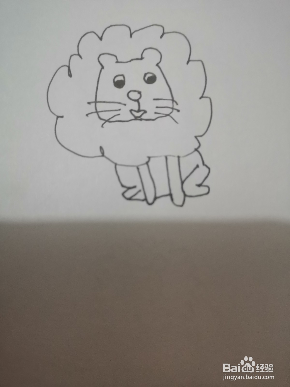 简笔画怎么画狮子？