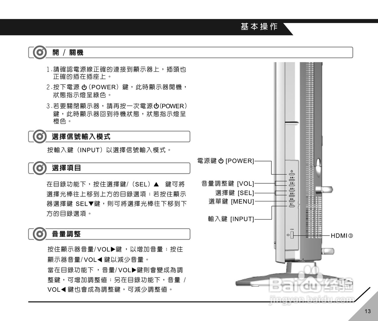 声宝LM-32H612型LCD液晶显示器说明书:[2]