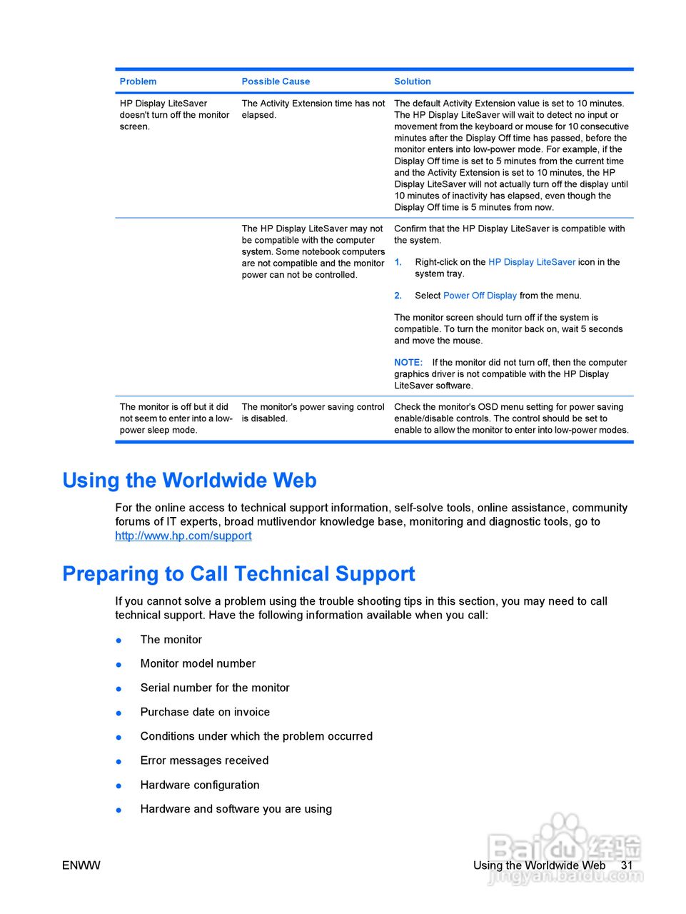 HP LP1965显示器用户手册:[4]
