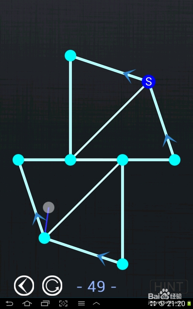 一笔画blue world全部攻略：[10]第46～50关