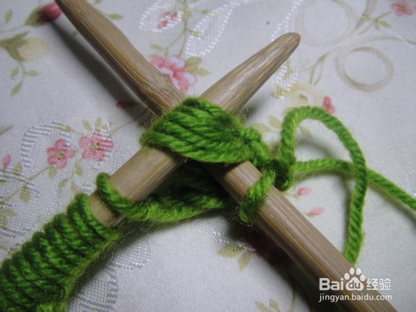 围巾织法——太阳花详细图解