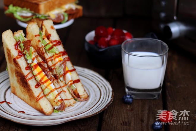 快手三明治的做法