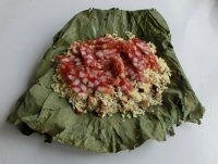 腊肠香菇荷叶饭小妙招