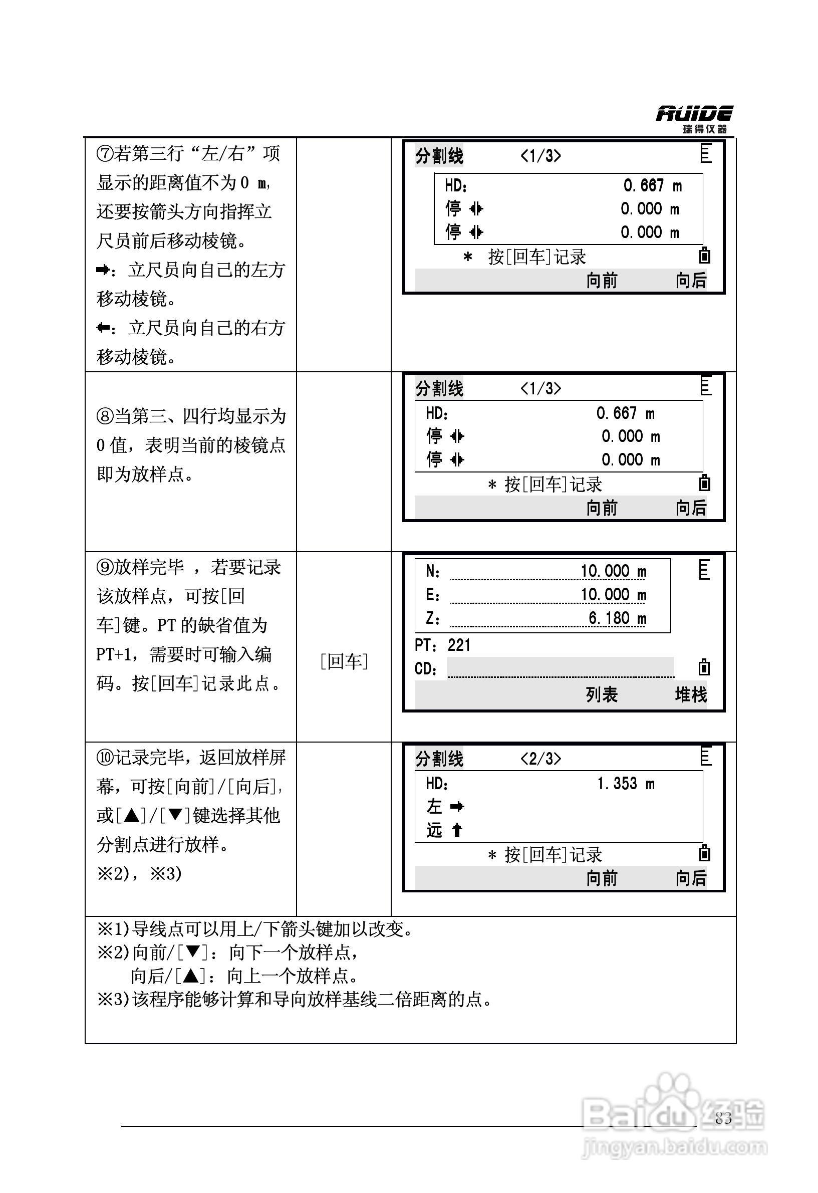 瑞得rts 862 5r全站仪说明书 9 百度经验