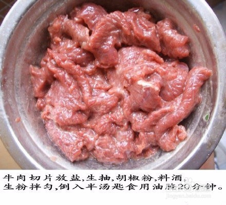 美味水煮牛肉片的做法