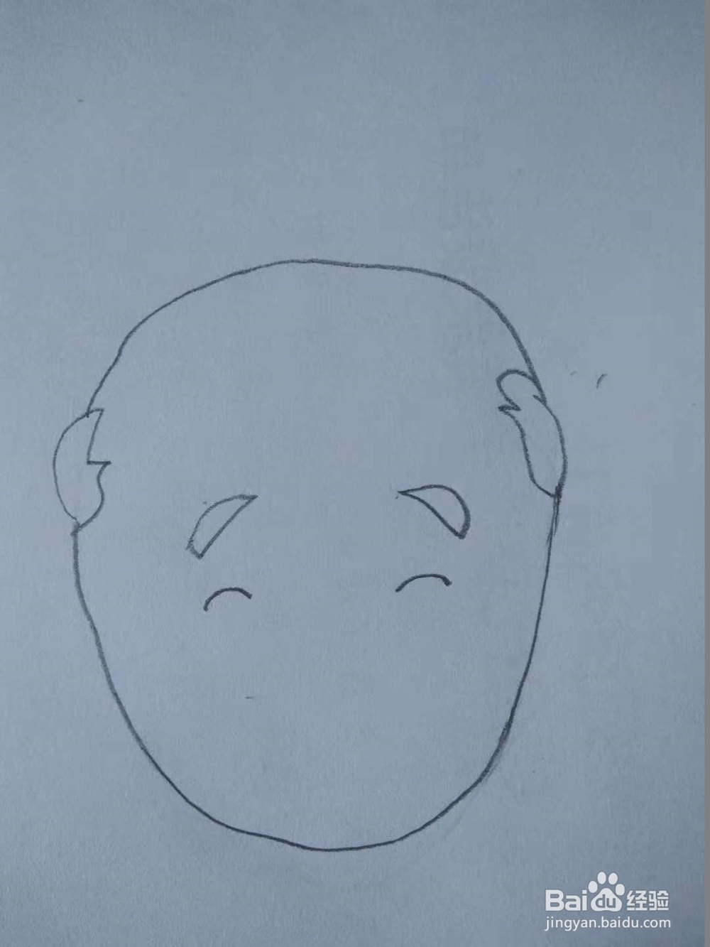 人物简笔画之爷爷