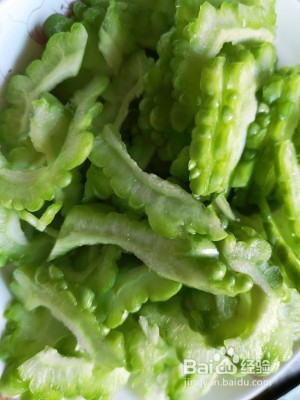 苦瓜煎蛋美味菜