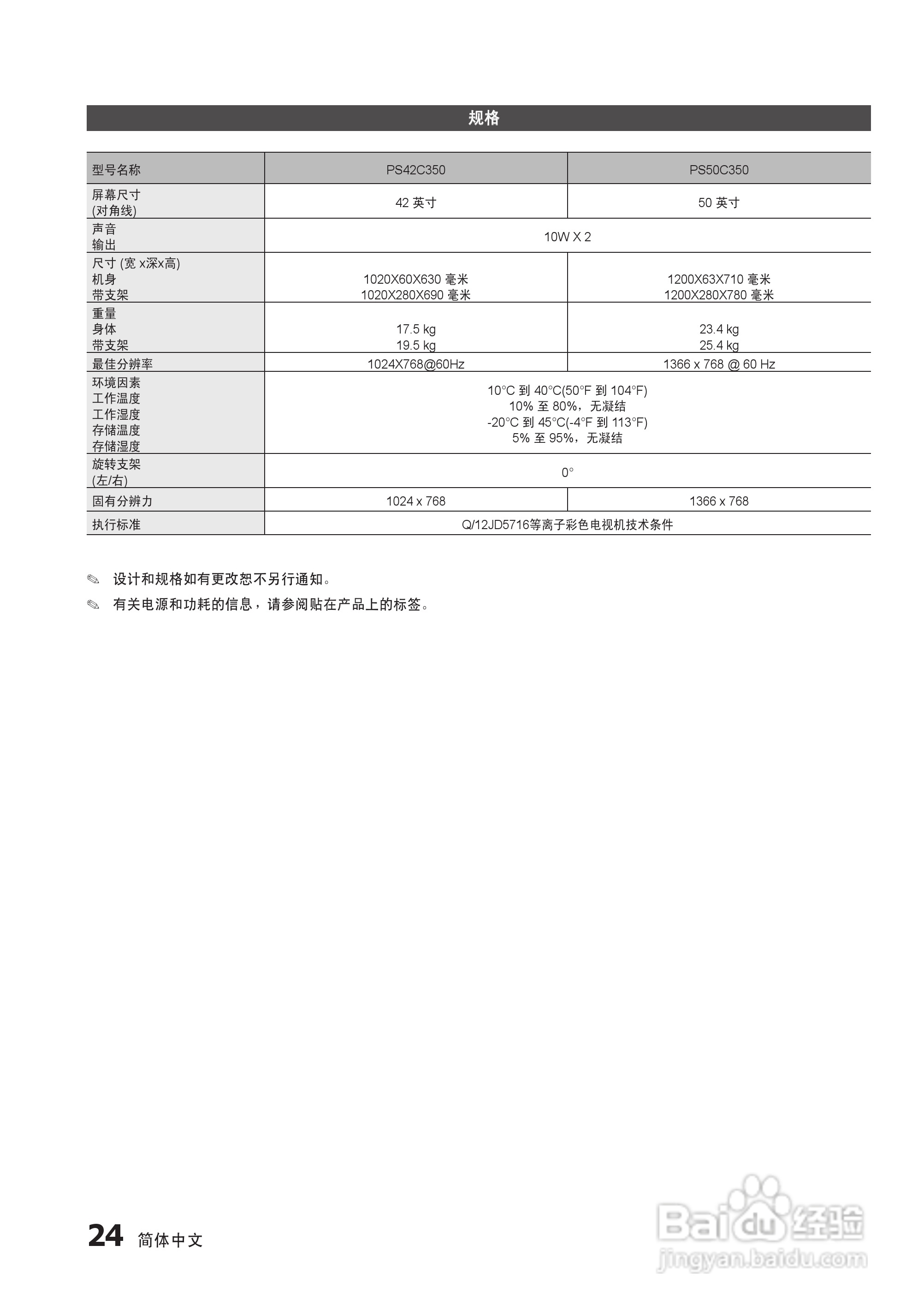 三星PDP-彩色电视机SERIES 3+说明书:[3]