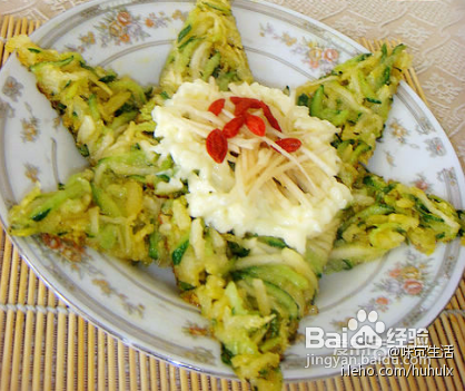 吃货的幸福，青瓜苹果烙