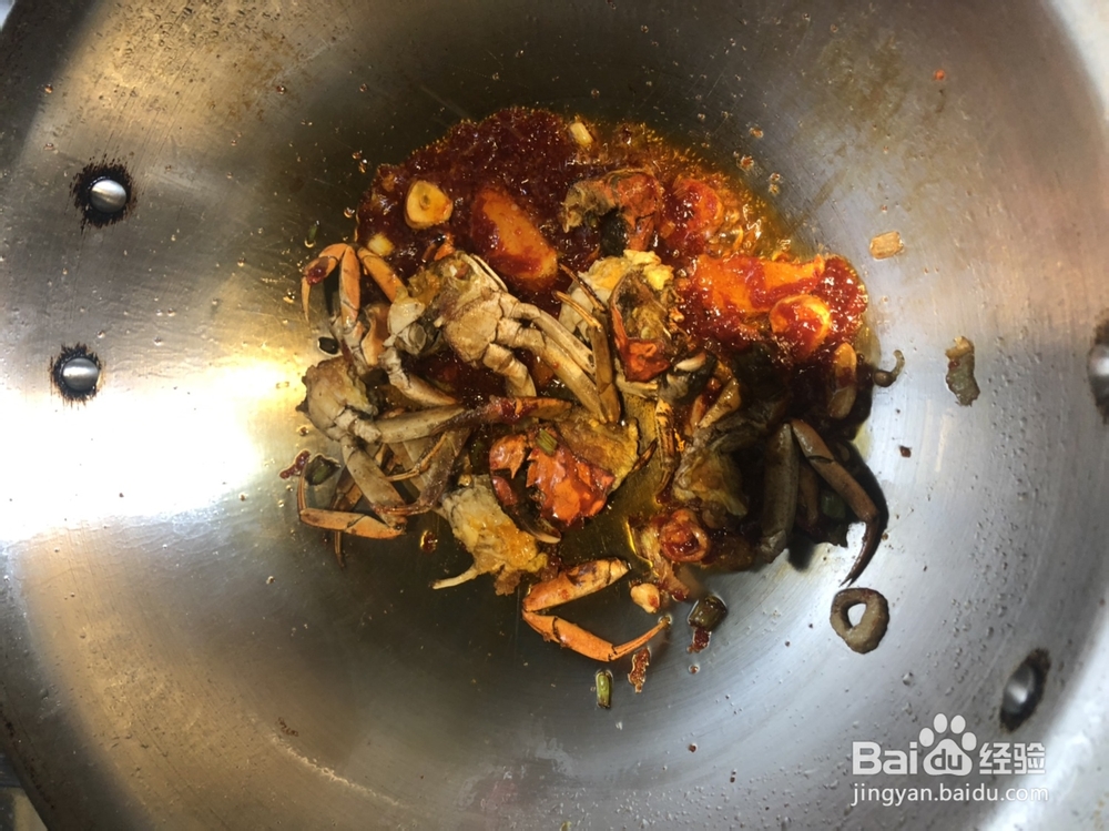 香香脆脆的六月黄大闸蟹辣炒年糕