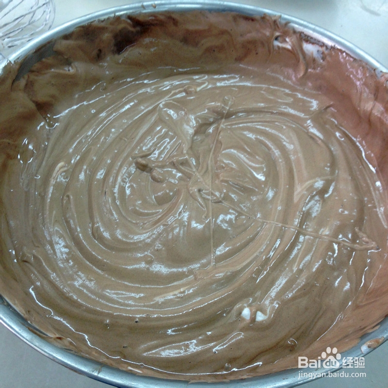 巧克力戚风蛋糕的做法 海绵蛋糕 烤箱烤蛋糕