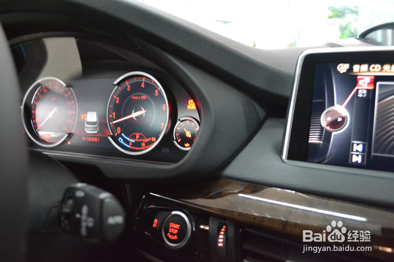 石家庄原厂件宝马X5改装液晶仪表M方向盘B&O中置