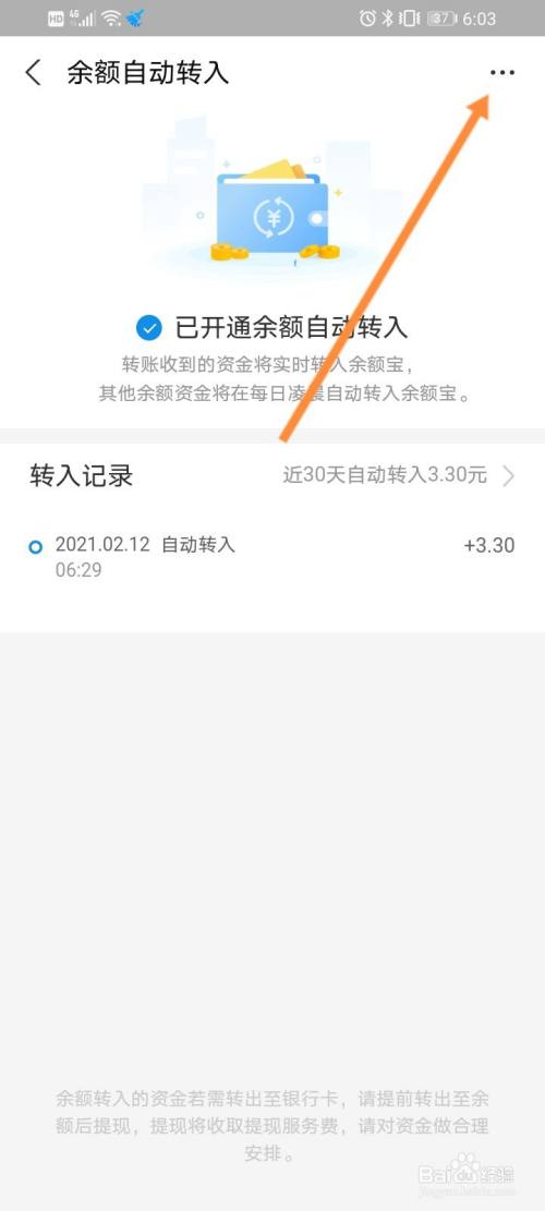 支付寶的錢怎麼自動轉入餘額寶了