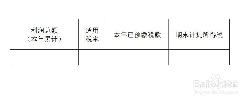 年底计提的所得税怎么计算？