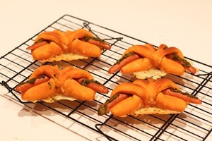 罗勒香肠芝士角的做法