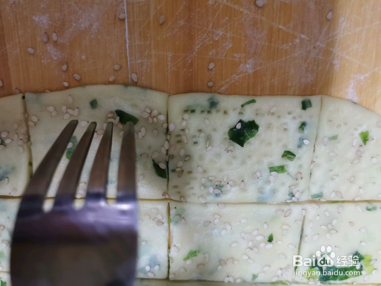 吃吃葱油饼干的做法